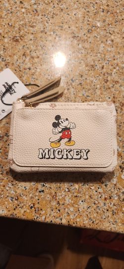 Mickey Mouse Cream Coin Purse