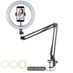 Round Led Light for Livestream 10-inch