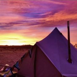 Canvas Bell Tent And Hot Stove For Sale