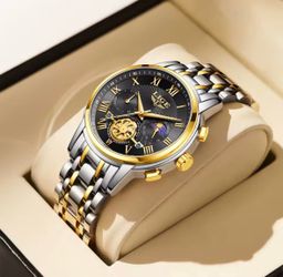 Reloj LIGE de lujo para hombre, reloj de cuarzo luminoso resistente al agua