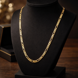 4mm 24” Necklace/ Cadena Gold Plated/ Oro Laminado  High Quality/Alta Calidad