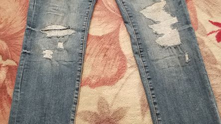 Earopostale Distressed skinny stretch jeans size 34