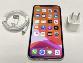 iPhone X 256GB Factory Unlocked-Silver