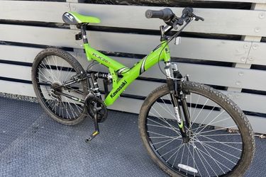 Kawasaki dx 26 full suspension bicycle stores hotsell