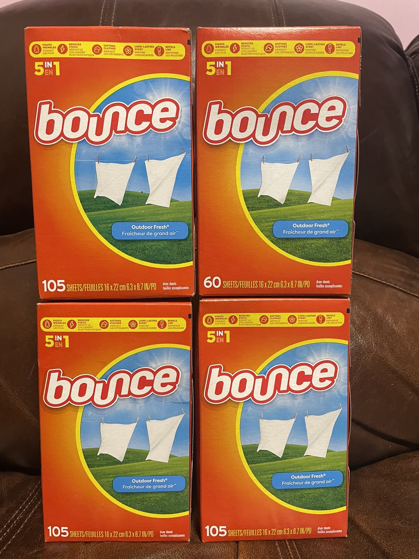 $16 for all 4 Bounce Dryer Sheets (375 Counts )