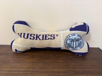 UW Huskies Bone Shape Pillow