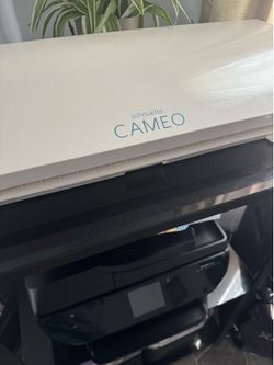 Cameo and heat press with paper
