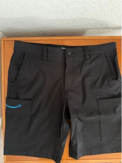Amazon Shorts Black Employee Uniform Shorts Men's XL