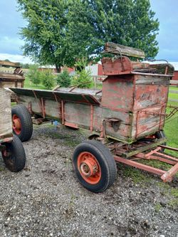 Antique Flareside Barge wagon