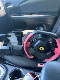 Ferrari wheel and pedals