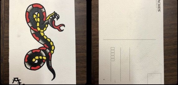 Hand Printed Postcards