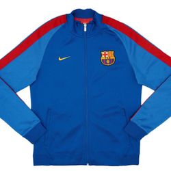 Nike FC Barcelona Fall 2017 Track Jacket 777269-421 Size Medium