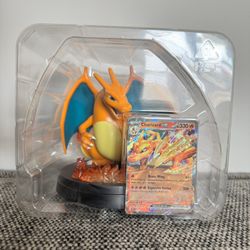 Pokemon TCG Charizard Ex Super Premium Collection Statue With Promo Card