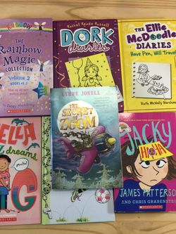 Lot Of 7 Children's Young Readers Chapter Books Paperback Hardcover Scholastic