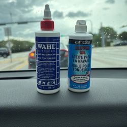 Wahl and Andis Clipper Oil