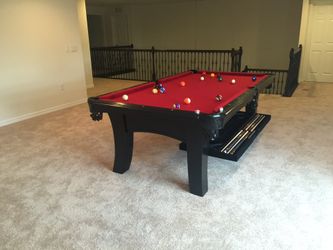 Pool Table Brand New!! Multiple Finishes Available!! Layaway Today!