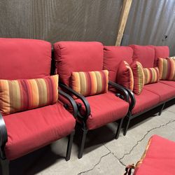 Patio Set , Couch And 2 Chairs 