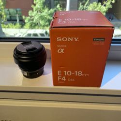 Sony 10-18mm Lens