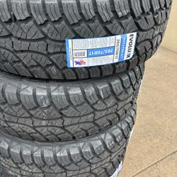 4 Tires 265x70-17 $500