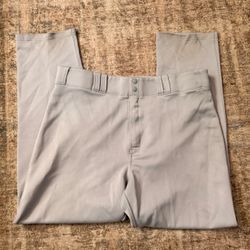 XL Men Majestic Athletic Grey Baseball Pants