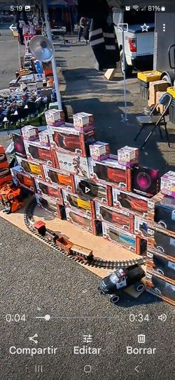 Carritos Transformers recargables, pera y costal de box para niños