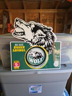 1997 Timberwolf sign