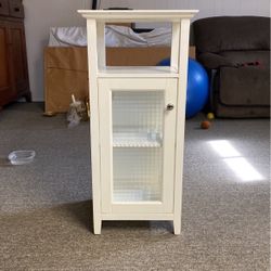 Cabinet W Frosted Glass And  Steve’s 