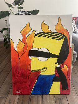 Snoop Simpson Painting, Original