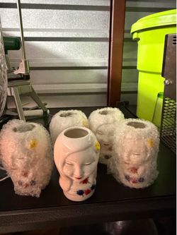 Decorative porcelain glasses