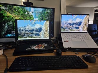 2 Portable Monitors Ultra Slim 15.6 In FHS USB-C / MHDMI