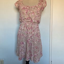 Floral Dress Pink Blush Lauren Conrad Dress Size XS