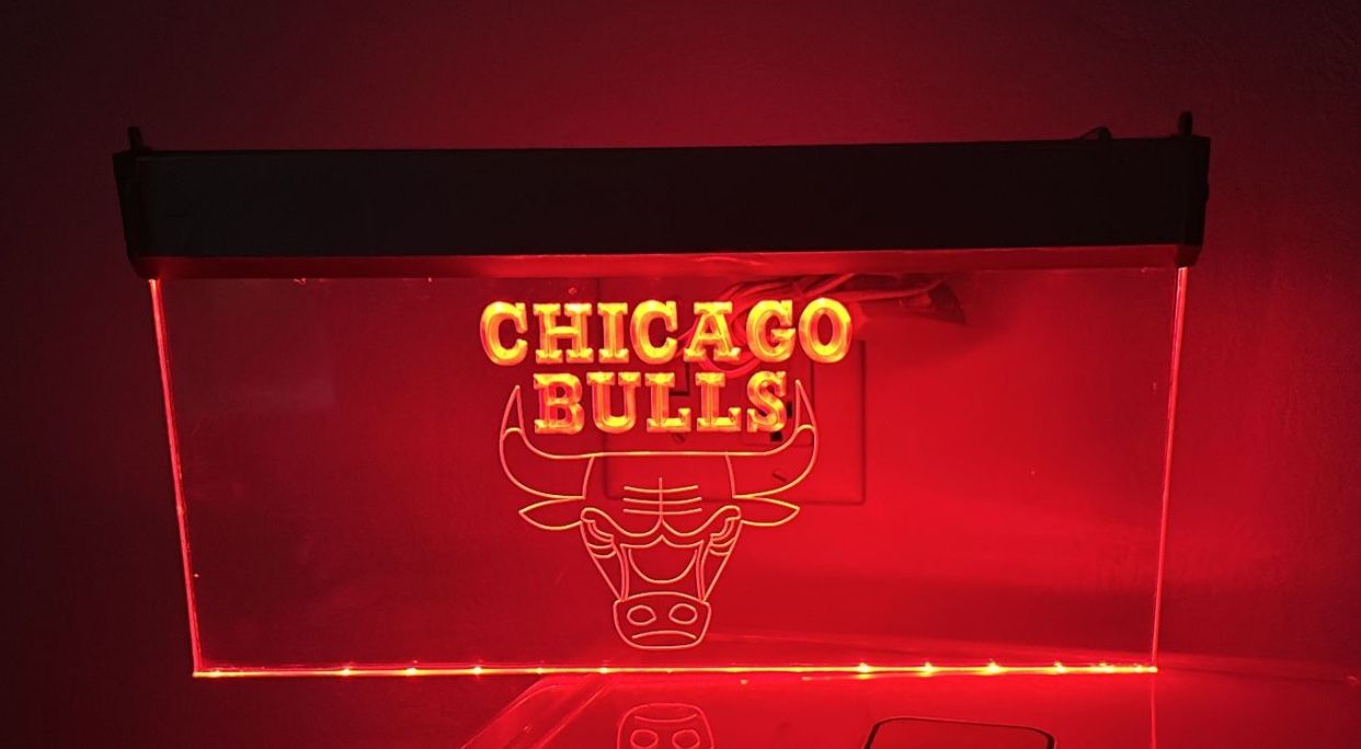 Chicago Bulls Neon Light LED Display