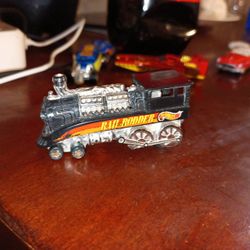 Rail Rodder Train Engine Car Loose Hot Wheels Diecast Vintage 90s7