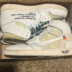 Jordan 1 Off White Euro Sz12