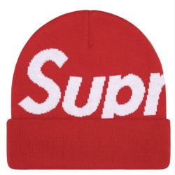 Supreme Beanie Red Now Available 