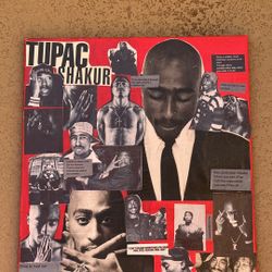 Tupac Shakur photo collage canvas/poster original wall art gallery wall decor