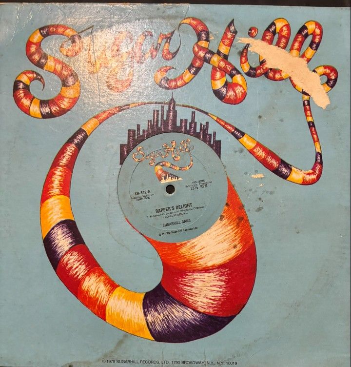 Rappers Delight Sugar Hill Gang Vinyl 1979