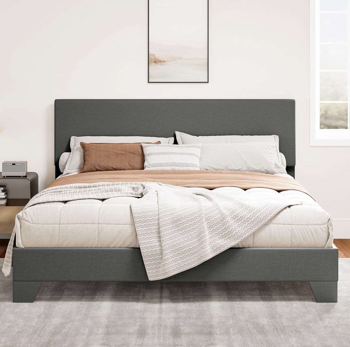 Queen platform Bed frame.