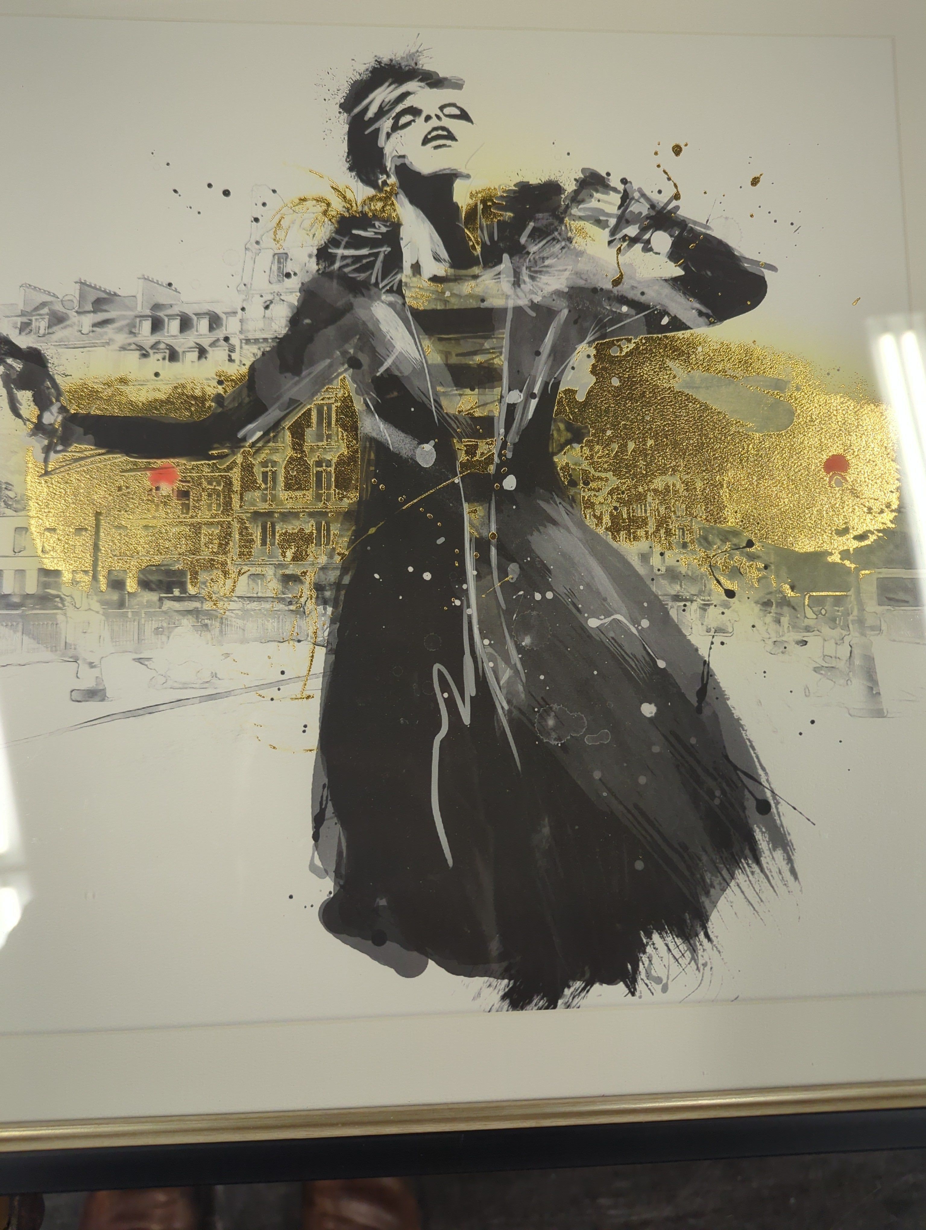 Twiggy Framed Art