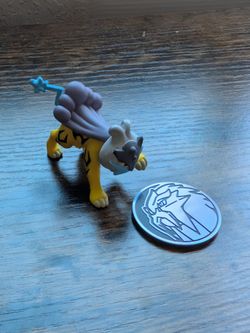 Pokémon Raikou Toy And Token