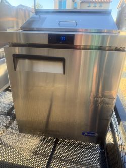 Commercial grade prep refrigerator