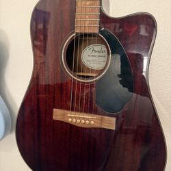 Fender acoustic guitar