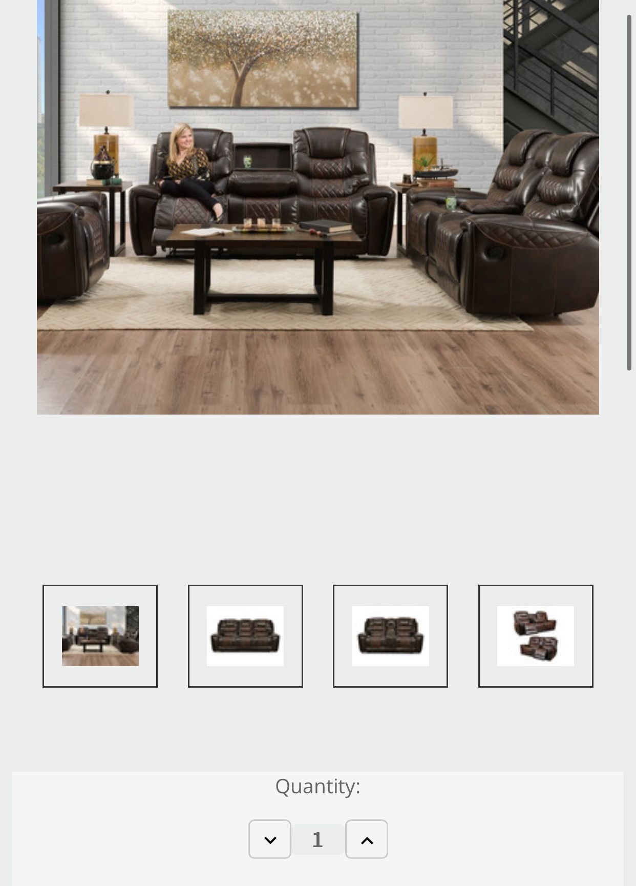Brand New Reclining Sofa And Loveseat For $1299