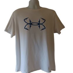 Under Armour men's white short-sleeve graphic t-shirt size XL 