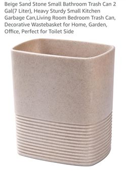 Sand Stone Trashcan New