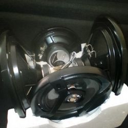 Car System Four Brand New Pioneer Speakers