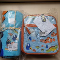 Finding Nemo Lunch Bag Towel Set BNWT