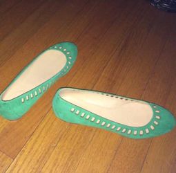 Nora suede lattice ballet flats from J Crew