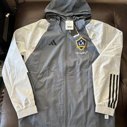 Adidas LA Galaxy Windbreaker Hoodie 
