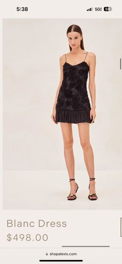 Alexis Blanc Dress - XXS (black)